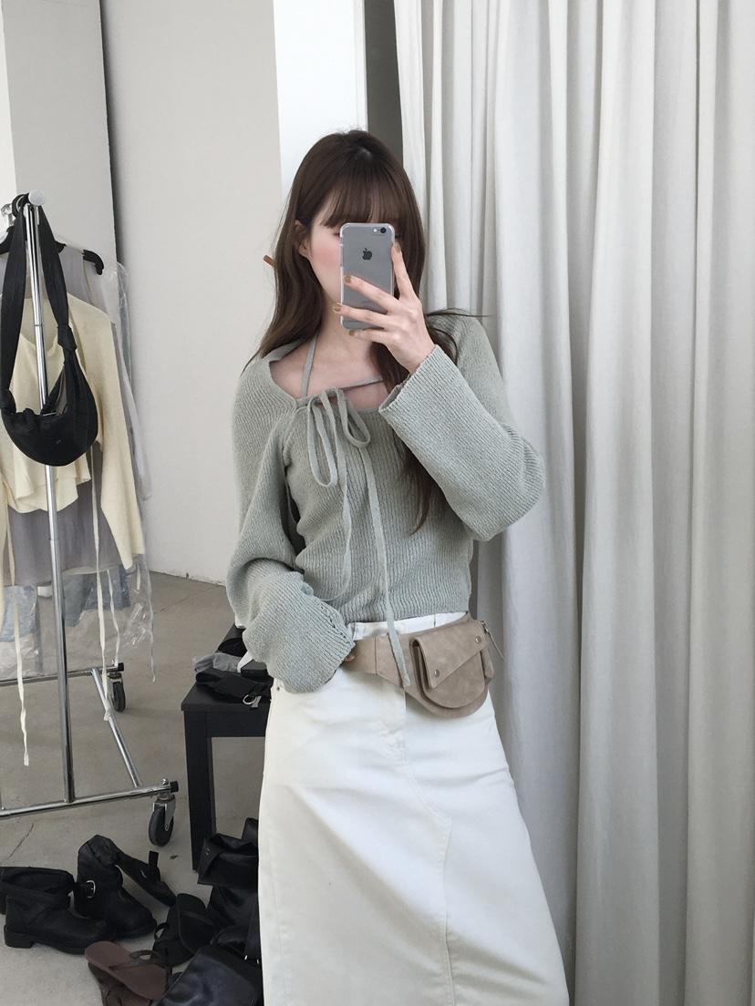 LEGACY韓國直郵女裝新品時尚針織衫不含內搭棉質短款開衫LEGACY針織衫