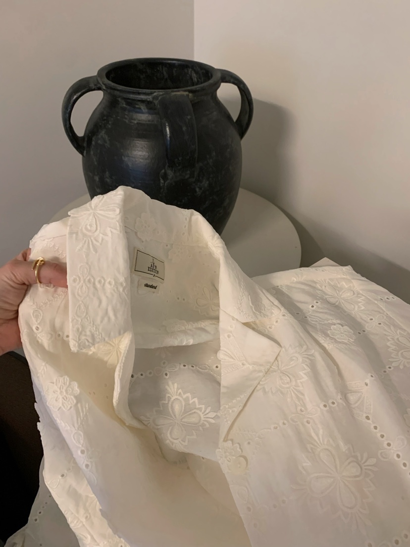 A Flan東大門實拍女士新品真品熱賣休閑26春夏襯衫蕾絲衫AFN/FLAN EDITION襯衫/蕾絲衫