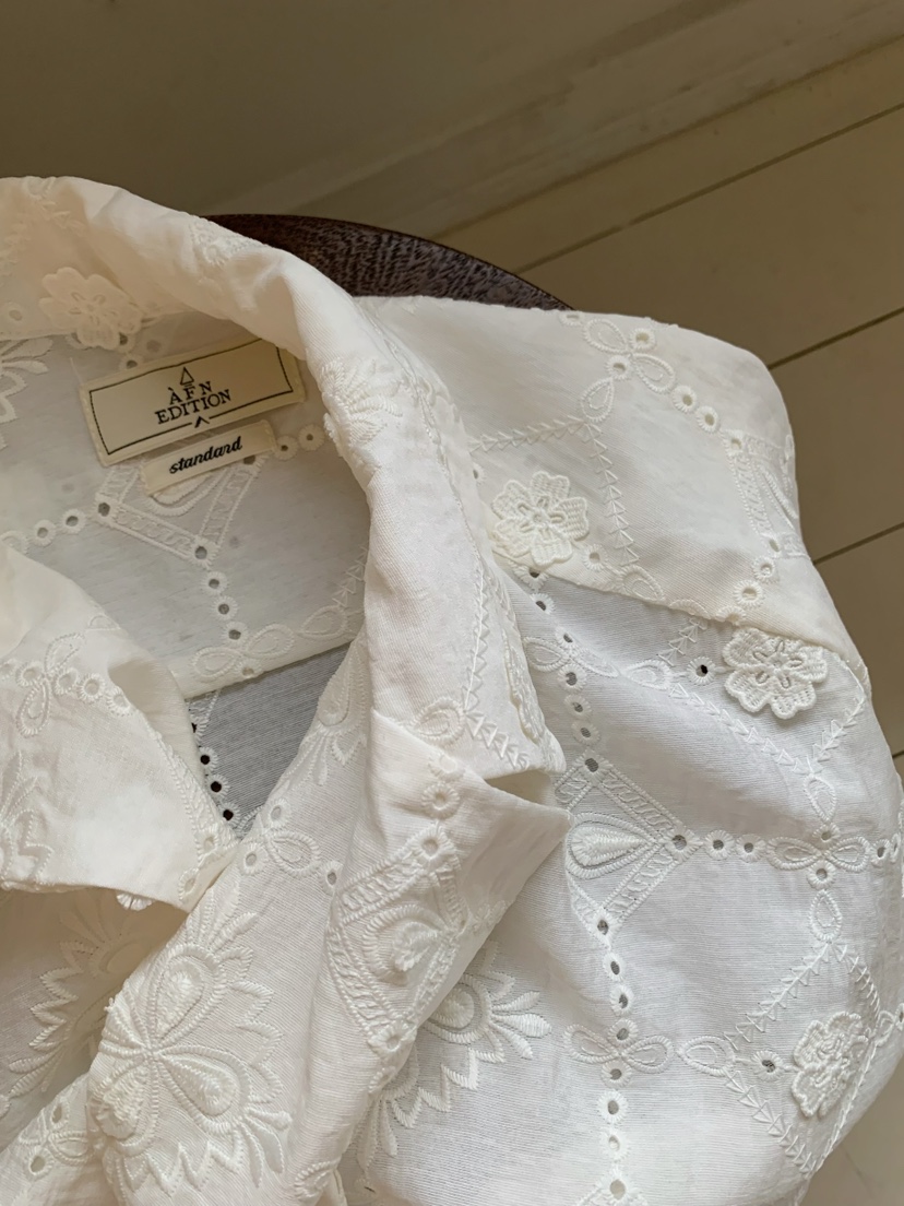 A Flan東大門實拍女士新品真品熱賣休閑26春夏襯衫蕾絲衫AFN/FLAN EDITION襯衫/蕾絲衫