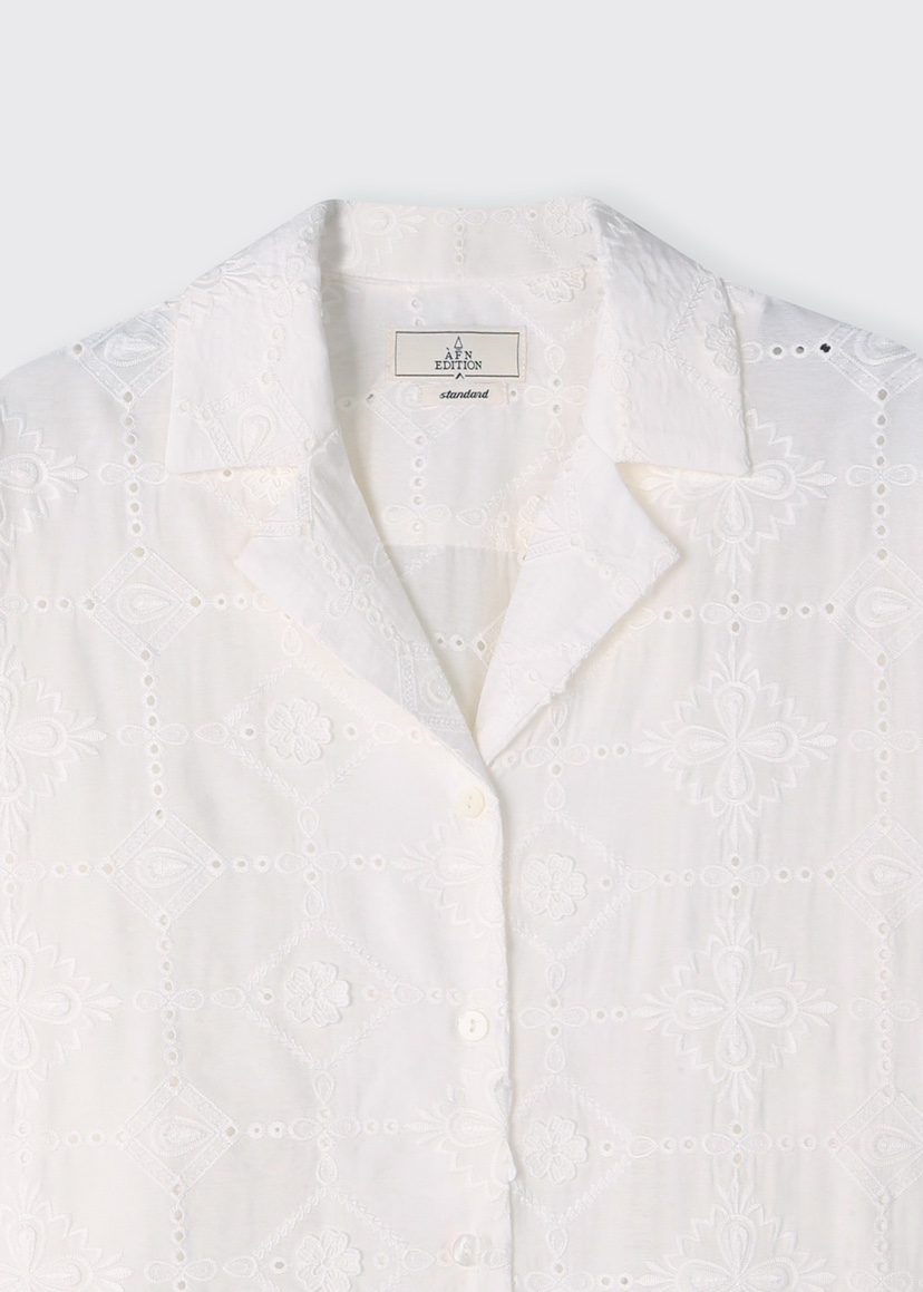 A Flan東大門實拍女士新品真品熱賣休閑26春夏襯衫蕾絲衫AFN/FLAN EDITION襯衫/蕾絲衫