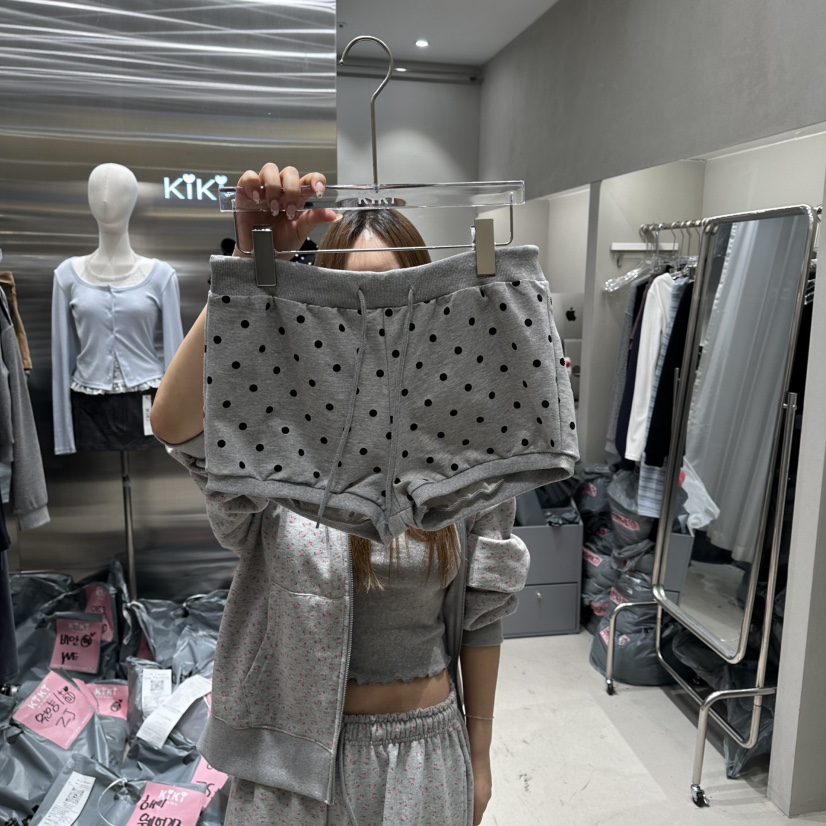 KIKI韓國代購女裝新品休閑26春夏職業熱賣推薦人氣真品短褲KIKI短褲圖色2