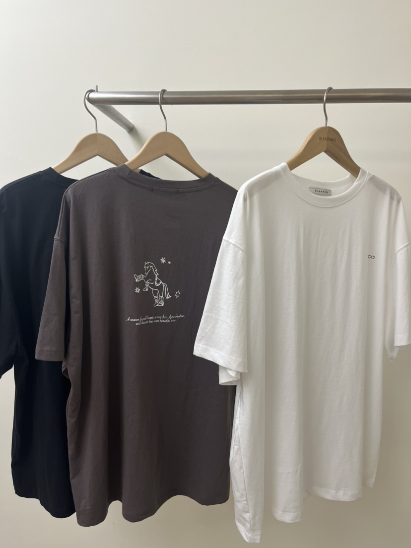 BLENDING-p韓國直郵女裝新品休閑熱賣人氣26春夏職業T恤BLENDING-pT恤