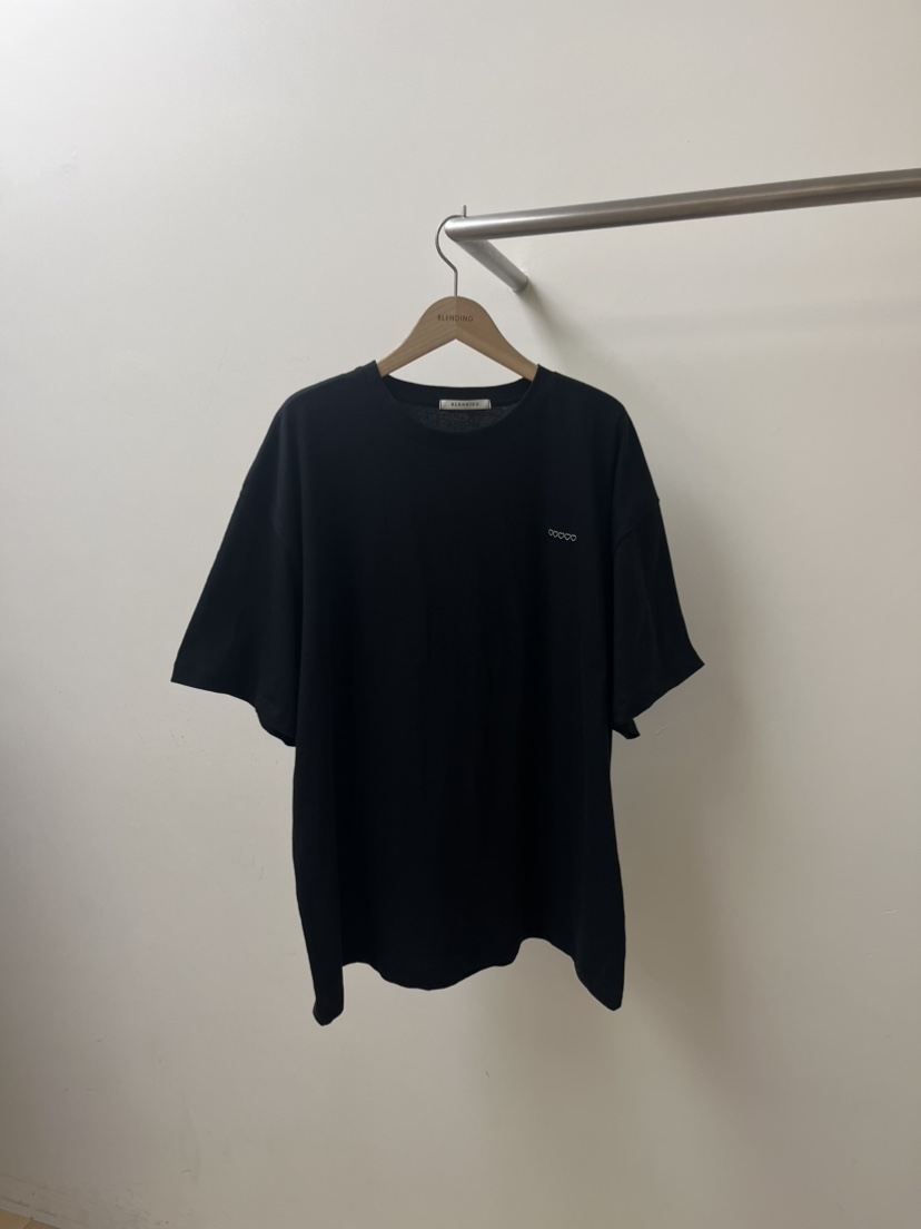 BLENDING-p韓國直郵女裝新品休閑熱賣人氣26春夏職業T恤BLENDING-pT恤圖色3黑色
