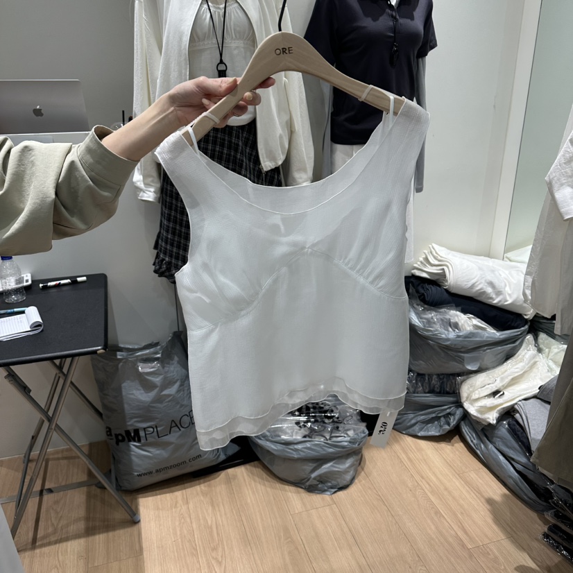 ORE-P東大門實拍女士新品熱賣真品時尚人氣推薦吊帶背心ORE吊帶/背心圖色1