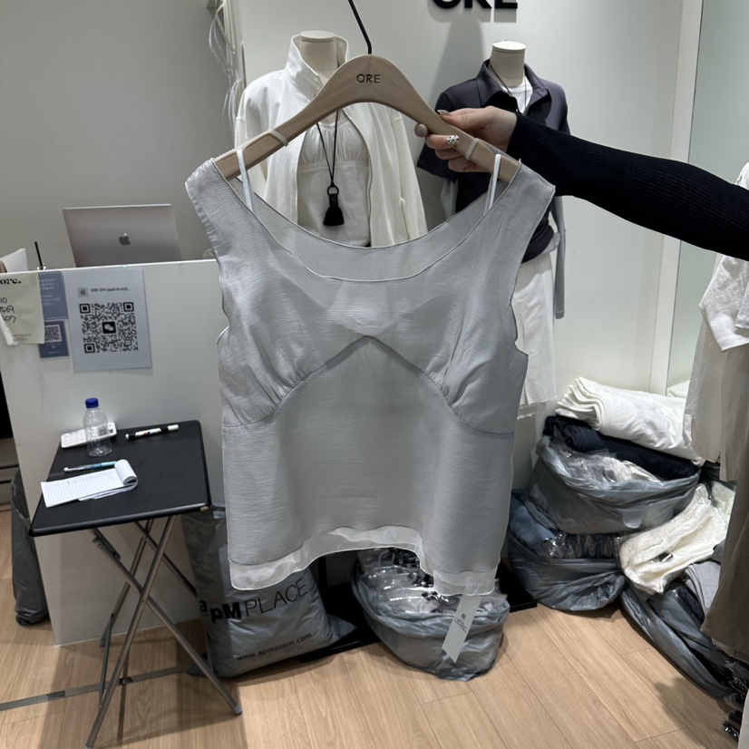 ORE-P東大門實拍女士新品熱賣真品時尚人氣推薦吊帶背心ORE吊帶/背心圖色2