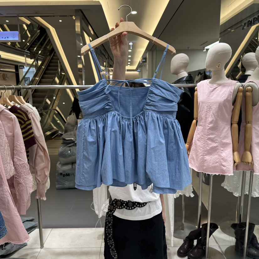 XPARTY東大門實拍女裝新款休閑時尚真品職業熱賣吊帶背心XPARTY吊帶/背心