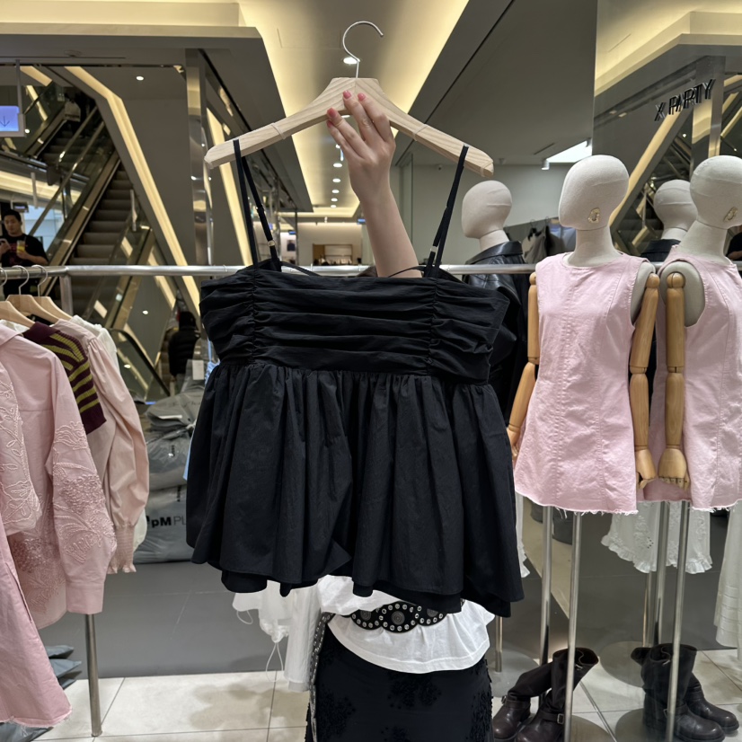 XPARTY東大門實拍女裝新款休閑時尚真品職業熱賣吊帶背心XPARTY吊帶/背心圖色2