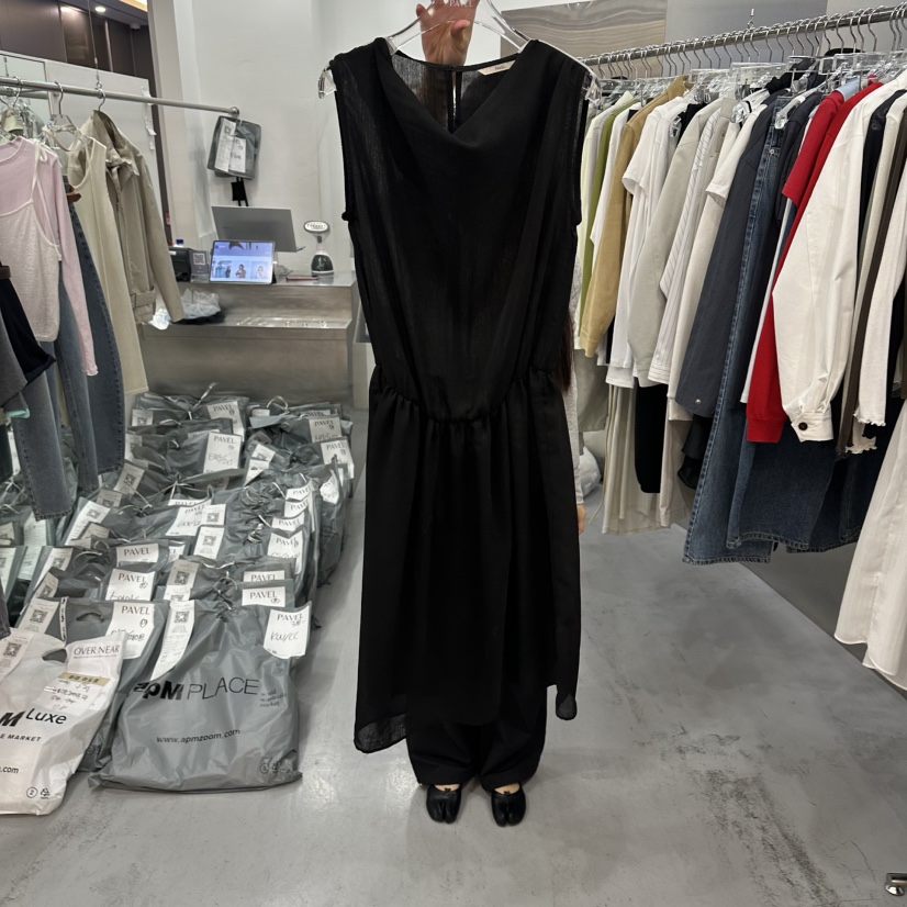 PAVEL韓國代購女士新款休閑職業人氣熱賣推薦26春夏連衣裙褶皺PAVEL連衣裙圖色2