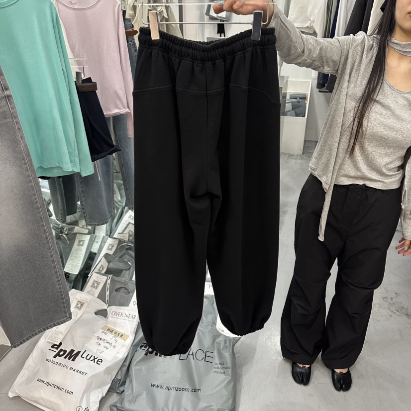 PAVEL東大門直郵女裝新品26春夏職業時尚休閑人氣休閑褲系帶PAVEL休閑褲