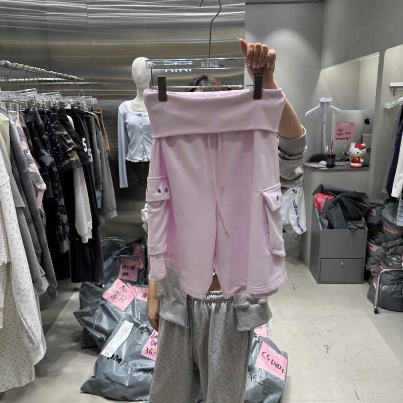 KIKI東大門直郵女裝新款真品26春夏熱賣時尚休閑推薦短褲KIKI短褲圖色1