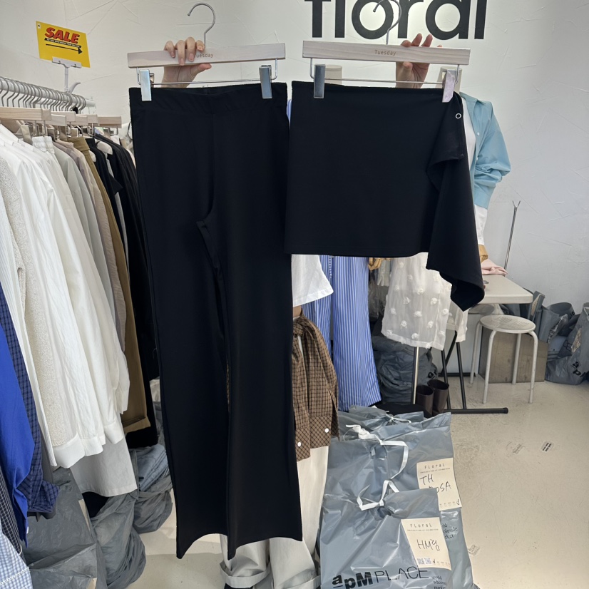 FLORAL韓國代購女裝新品休閑26春夏真品人氣時尚套裝兩件套FLORAL套裝