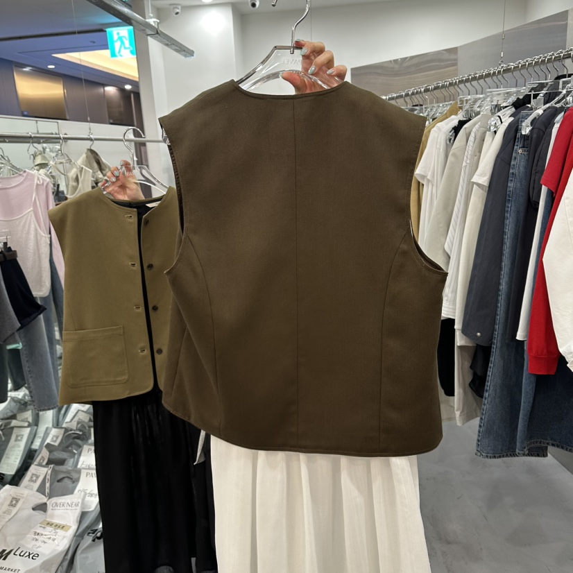 PAVEL東大門直郵女裝新品時尚推薦職業人氣休閑26春夏馬甲PAVEL馬甲