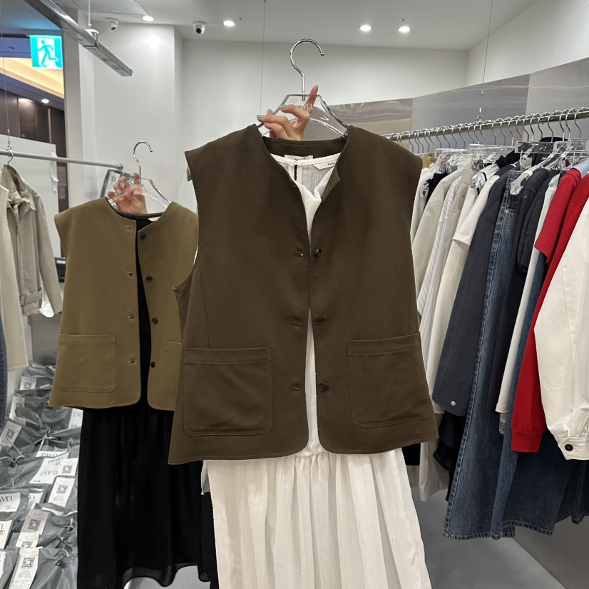 PAVEL東大門直郵女裝新品時尚推薦職業人氣休閑26春夏馬甲PAVEL馬甲圖色2