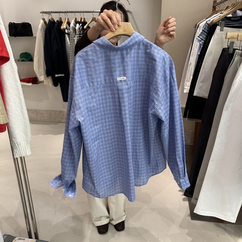 ANDMORE BUTTON東大門代購女裝新款26春夏時尚襯衫蕾絲衫ANDMORE BUTTON襯衫/蕾絲衫