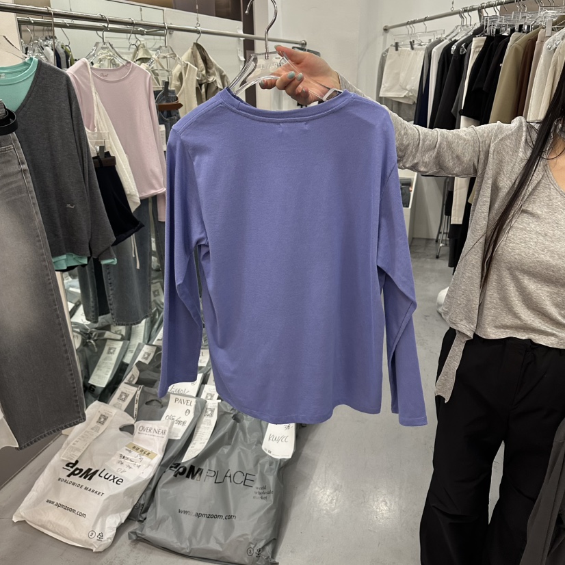 PAVEL東大門代購女士新款職業休閑時尚真品26春夏長袖T恤PAVEL長袖T恤