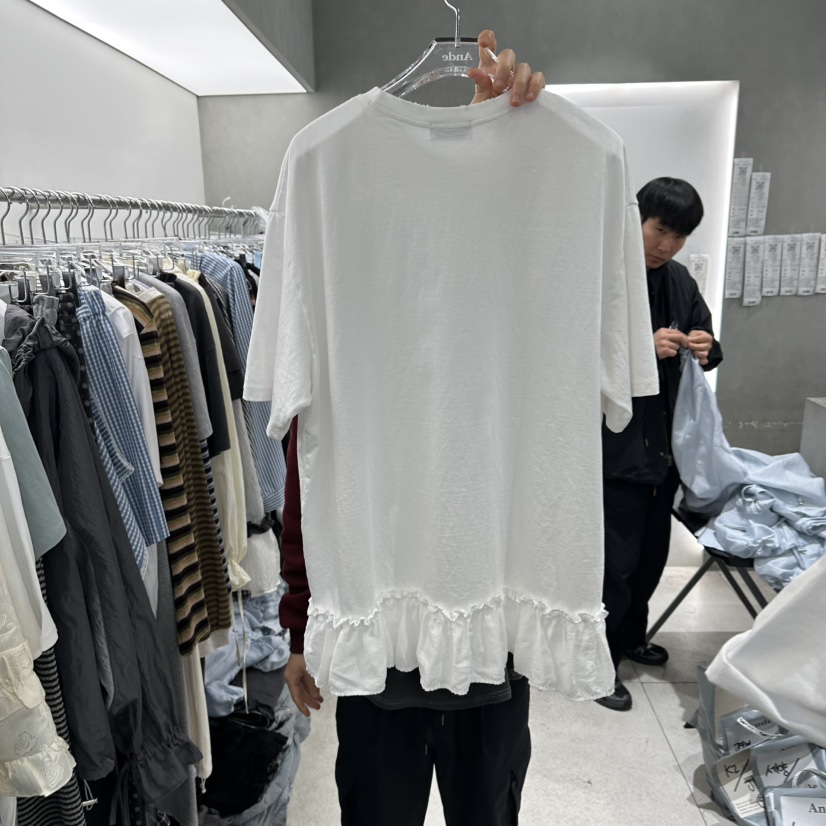 ANDE東大門直郵女士新品熱賣推薦26春夏時尚真品T恤復古蕾絲AndeT恤