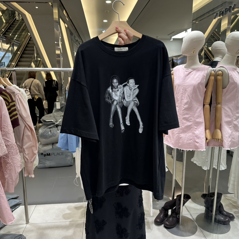 XPARTY韓國代購女士新款熱賣推薦時尚休閑人氣真品26春夏T恤XPARTYT恤圖色2