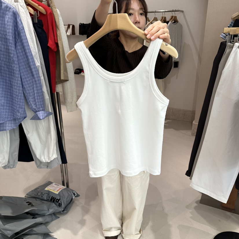 ANDMORE BUTTON韓國直郵女裝新品職業熱賣真品推薦吊帶背心ANDMORE BUTTON吊帶/背心