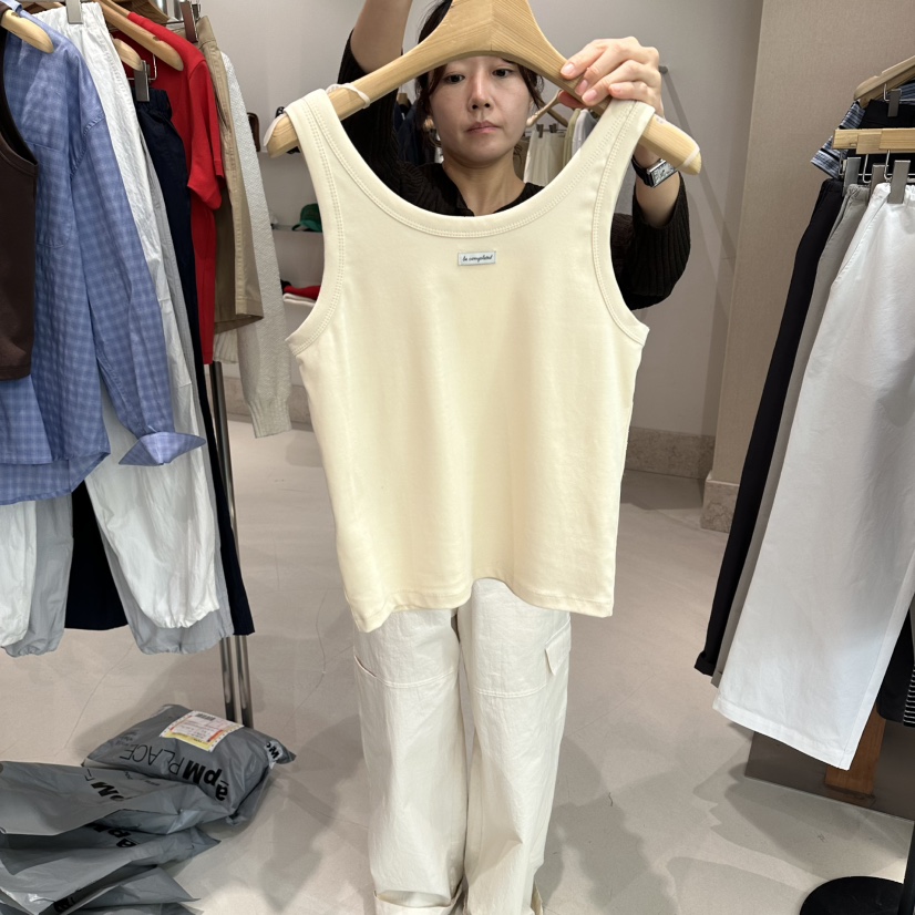 ANDMORE BUTTON韓國直郵女裝新品職業熱賣真品推薦吊帶背心ANDMORE BUTTON吊帶/背心圖色2