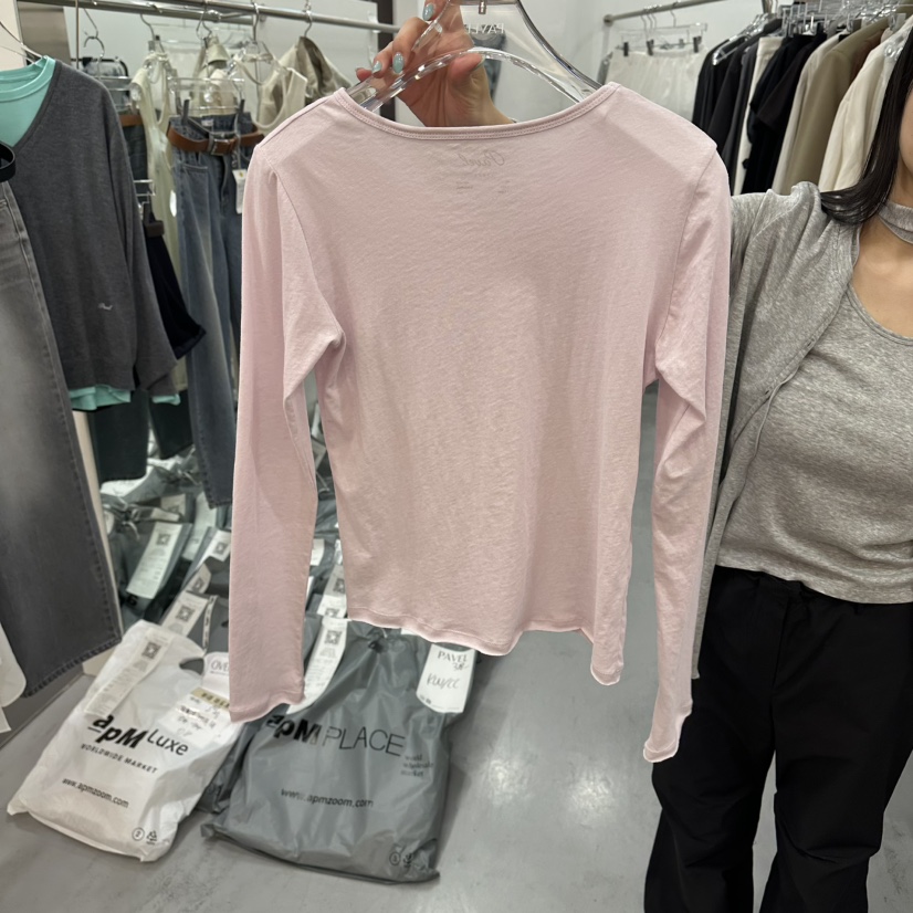 PAVEL東大門直郵女裝新品時尚人氣職業真品熱賣推薦長袖T恤PAVEL長袖T恤
