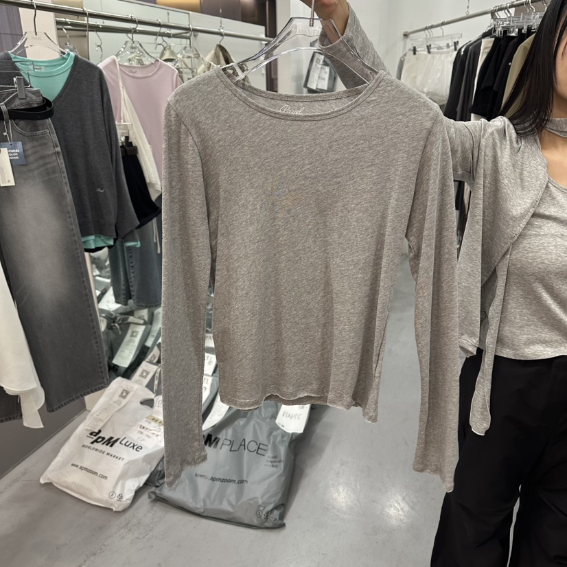 PAVEL東大門直郵女裝新品時尚人氣職業真品熱賣推薦長袖T恤PAVEL長袖T恤圖色4