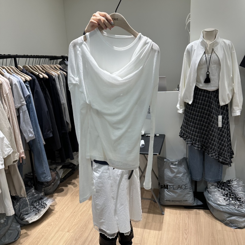 ORE-P東大門代購女士新品人氣真品時尚熱賣職業26春夏針織衫ORE針織衫圖色1