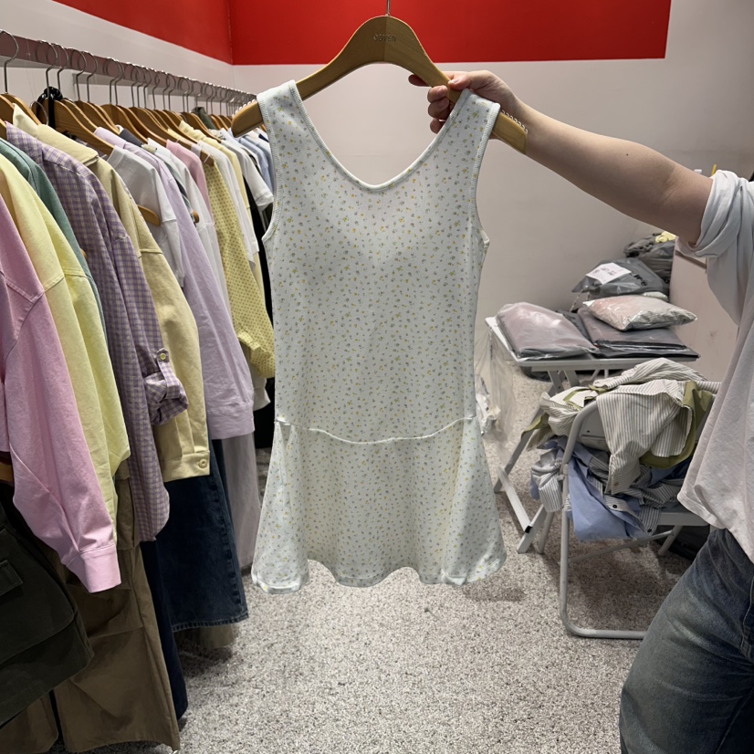 ATPZ韓國直郵女裝新品職業真品人氣熱賣26春夏連衣裙花朵ATTENTION PLEAES連衣裙