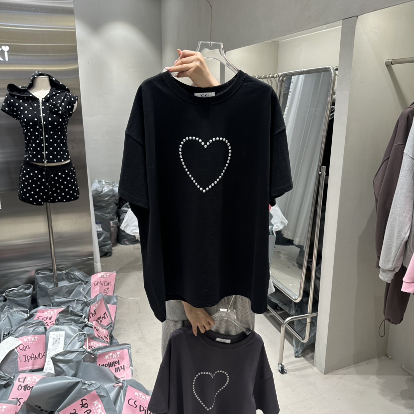 KIKI韓國直郵女士新款休閑時尚職業熱賣26春夏人氣推薦T恤KIKIT恤圖色3