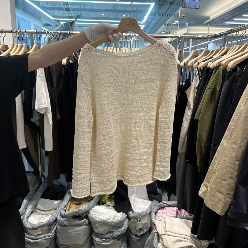 HONG.U東大門代購女裝新款職業真品熱賣時尚休閑推薦針織衫HONG.U針織衫圖色1