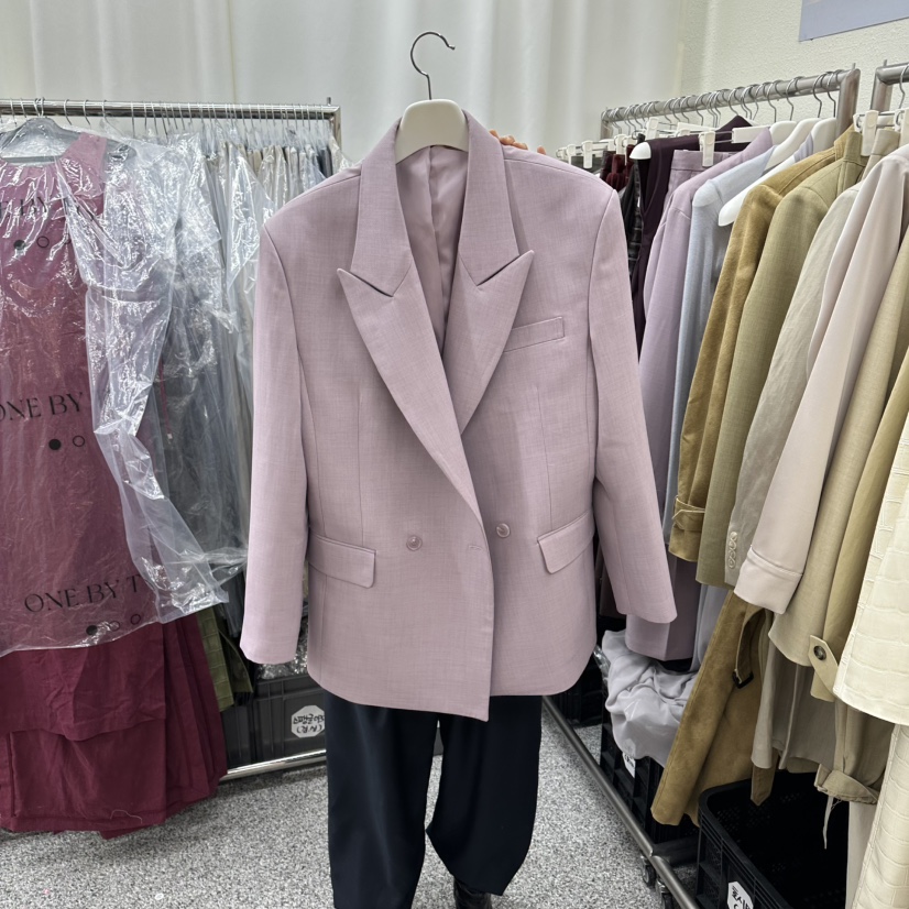 ONEBYTWO東大門代購女裝新品時尚熱賣人氣推薦休閑夾克雙層ONE BY TWO夾克圖色2