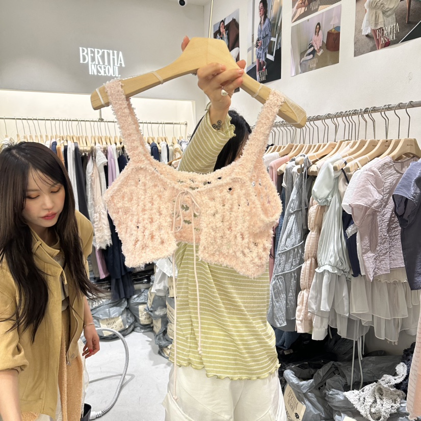 BERTHA東大門直郵女裝新品休閑真品26春夏人氣時尚吊帶背心BERTHA吊帶/背心