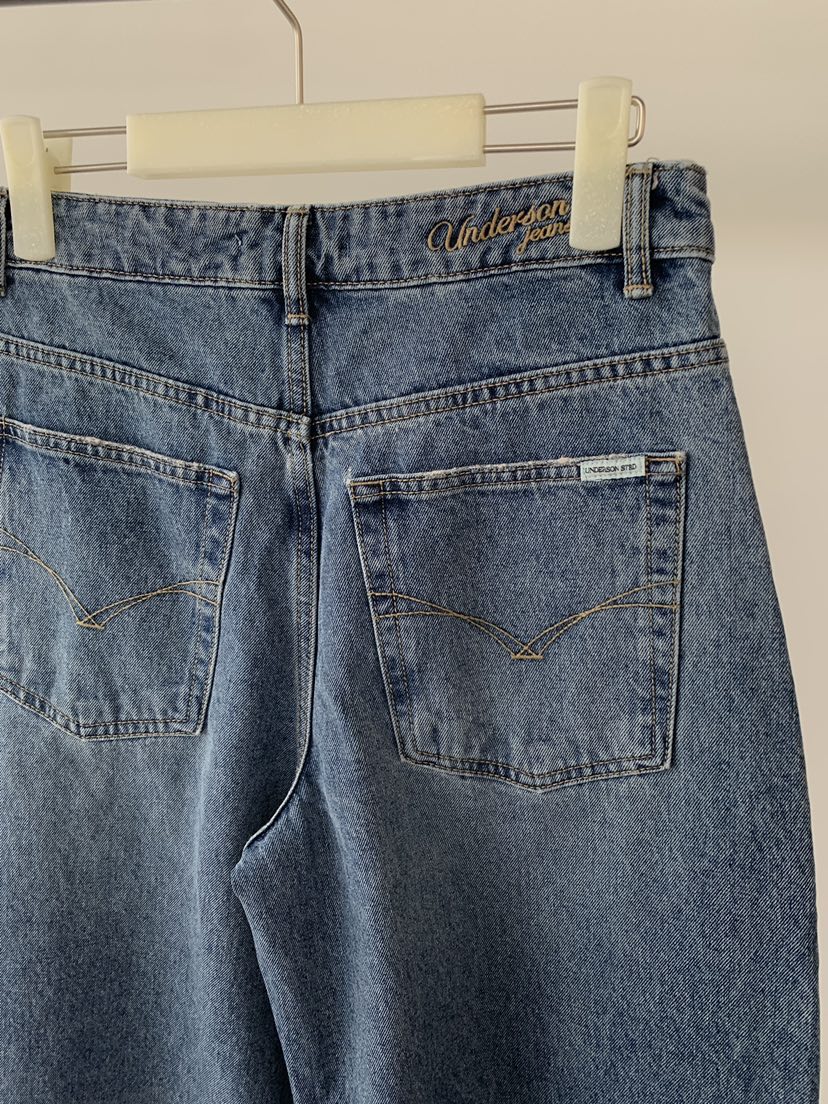 UNDERSON東大門直郵女士新品推薦時尚熱賣人氣職業牛仔褲UNDERSON牛仔褲