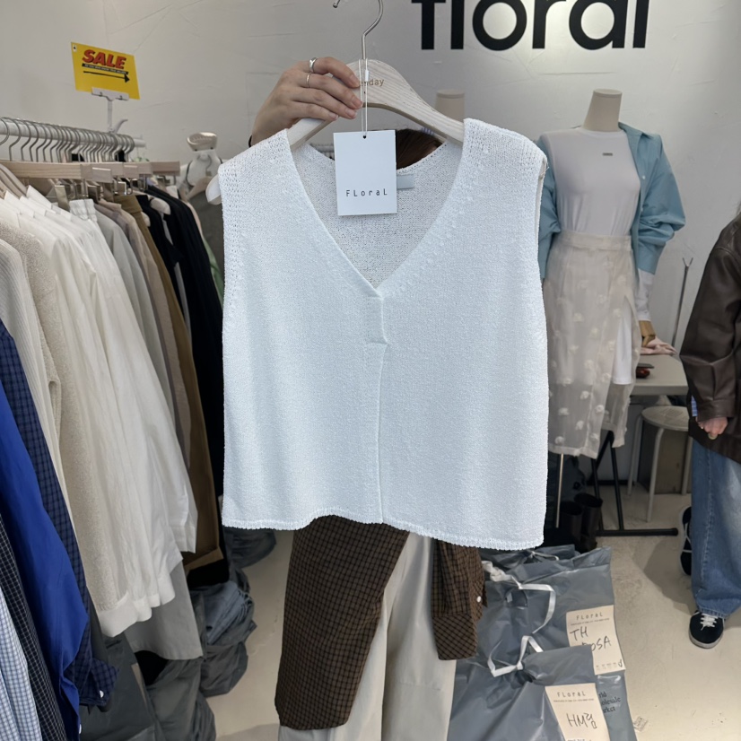 FLORAL東大門代購女士新款熱賣休閑時尚職業真品人氣馬甲FLORAL馬甲圖色1