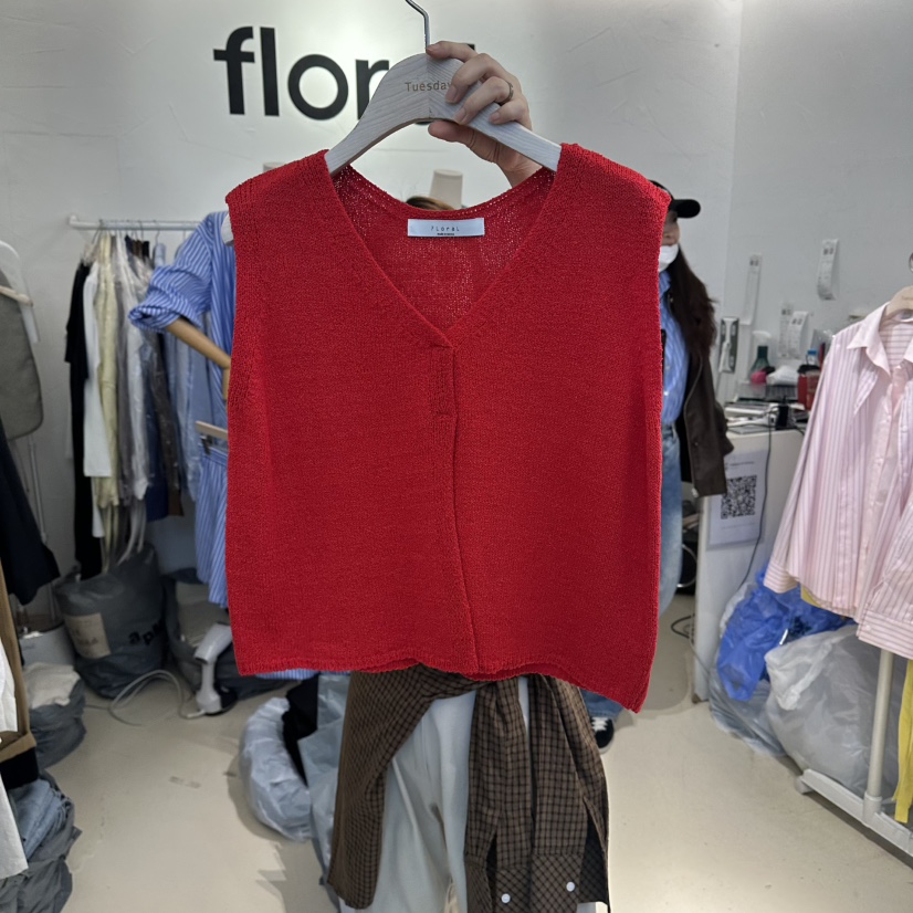 FLORAL東大門代購女士新款熱賣休閑時尚職業真品人氣馬甲FLORAL馬甲圖色3