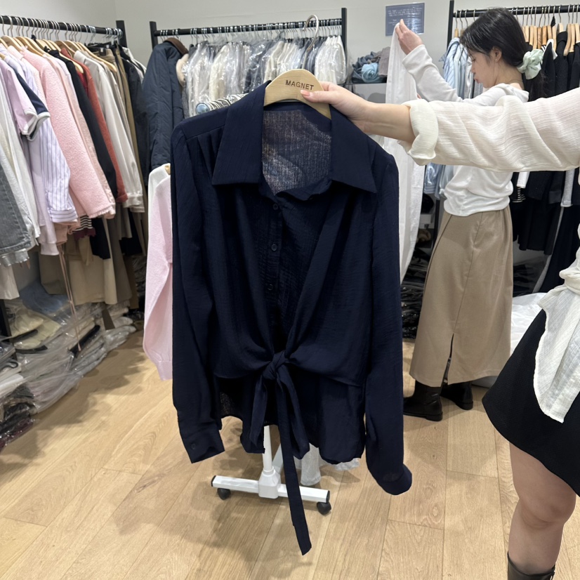 M.G.N東大門代購女士新款時尚熱賣真品人氣26春夏襯衫蕾絲衫MAGNET襯衫/蕾絲衫圖色3