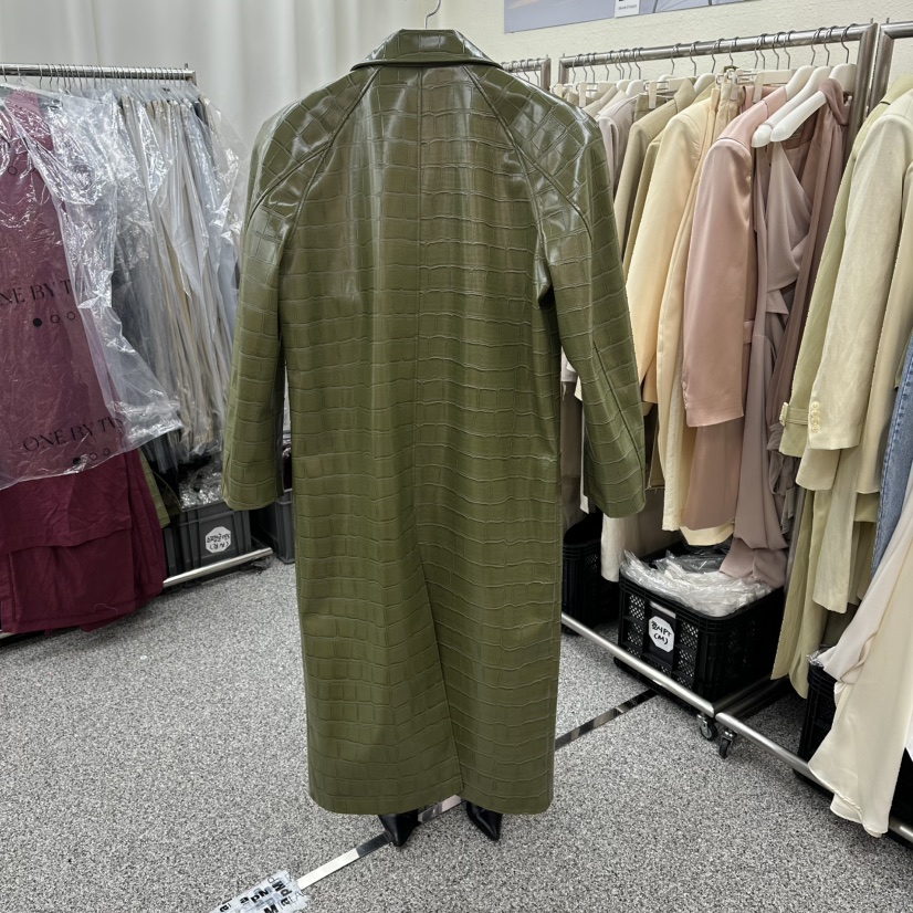 ONEBYTWO東大門代購女士新款休閑26春夏時尚真品中長款大衣ONE BY TWO中長款大衣