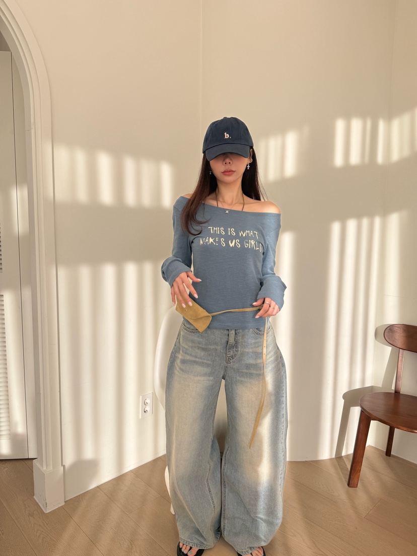 LUMIPLE東大門實拍女裝新款推薦職業時尚休閑人氣長袖T恤LUMIPLE長袖T恤