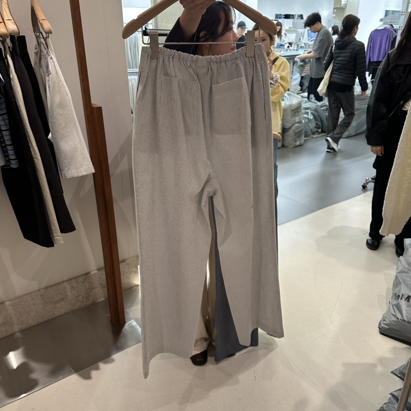 ANDMORE BUTTON東大門直郵女裝新款時尚人氣真品職業休閑褲ANDMORE BUTTON休閑褲