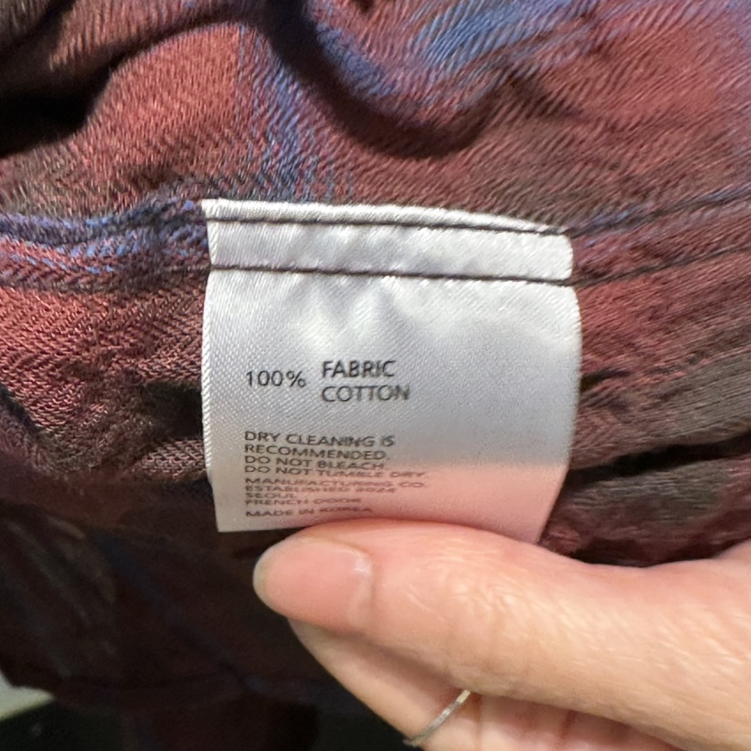 FRENCH DOOR韓國代購女士新品推薦真品熱賣襯衫蕾絲衫格子FRENCH DOOR襯衫/蕾絲衫