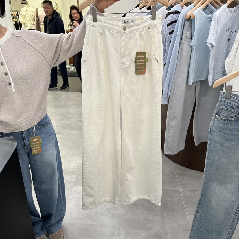 URBANSTORY/REMAKING韓國代購女士新品26春夏休閑褲褶裥Remaking/URBANSTORY休閑褲圖色1