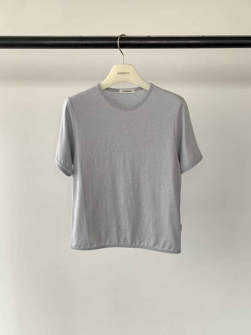 UNDERSON韓國直郵女裝新品推薦26春夏人氣熱賣時尚職業T恤UNDERSONT恤圖色2