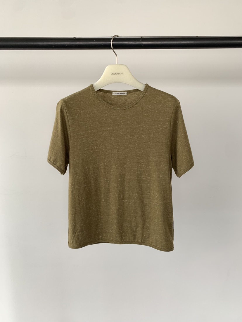 UNDERSON韓國直郵女裝新品推薦26春夏人氣熱賣時尚職業T恤UNDERSONT恤圖色3