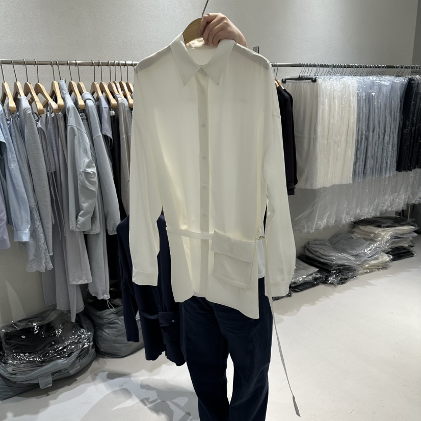 OVU東大門實拍女裝新款人氣時尚職業熱賣26春夏襯衫蕾絲衫含包OVU襯衫/蕾絲衫圖色1