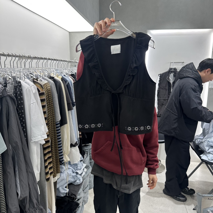 ANDE韓國代購女裝新款推薦真品人氣26春夏時尚馬甲不含內搭Ande馬甲圖色2