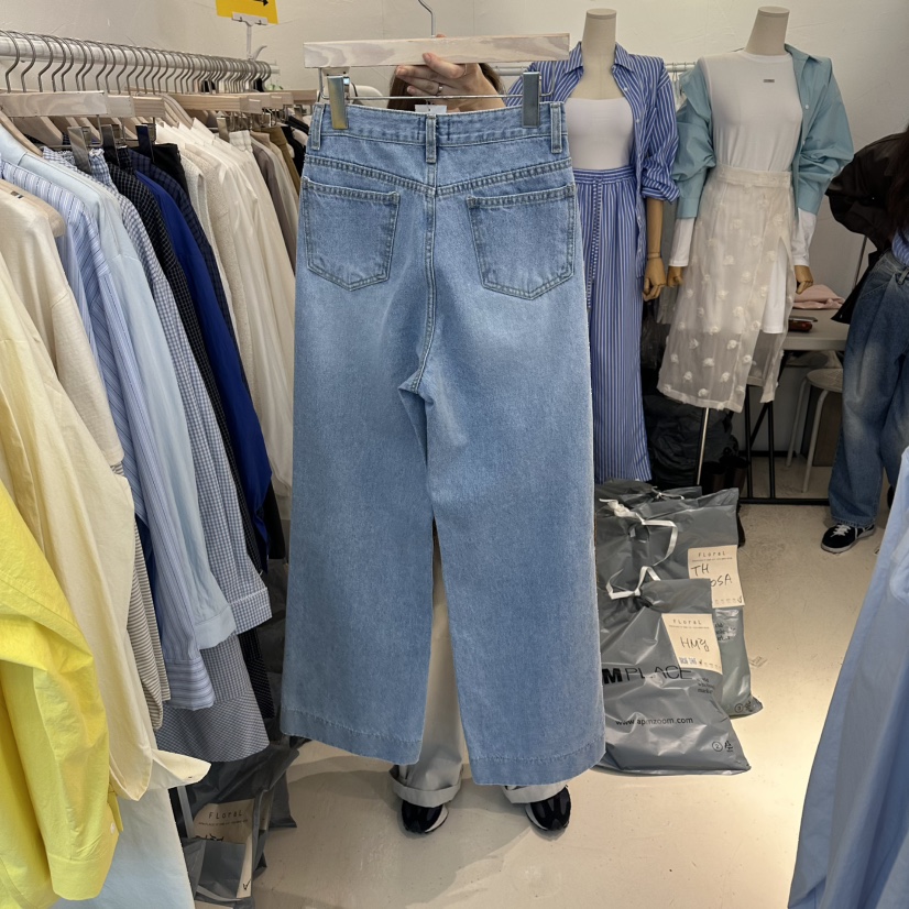 FLORAL東大門直郵女裝新款26春夏人氣推薦熱賣時尚牛仔褲FLORAL牛仔褲