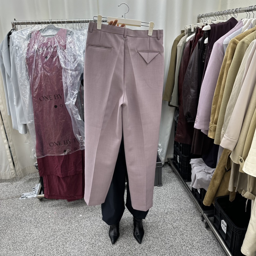 ONEBYTWO東大門直郵女士新款26春夏推薦真品時尚休閑褲雙層ONE BY TWO休閑褲