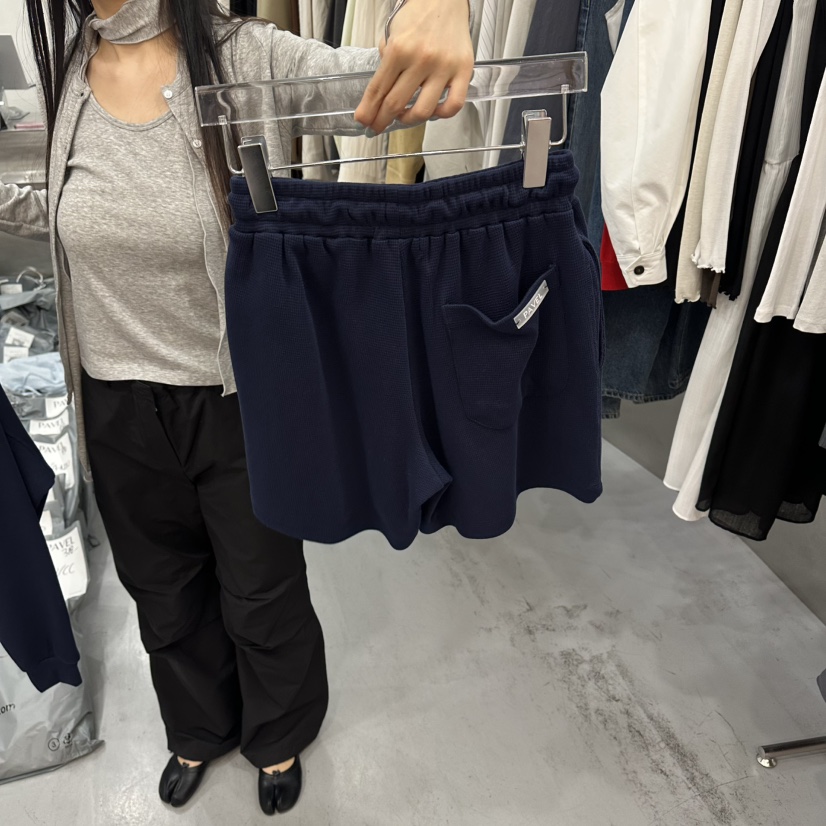 PAVEL東大門直郵女士新款職業人氣26春夏推薦休閑短褲華夫格PAVEL短褲