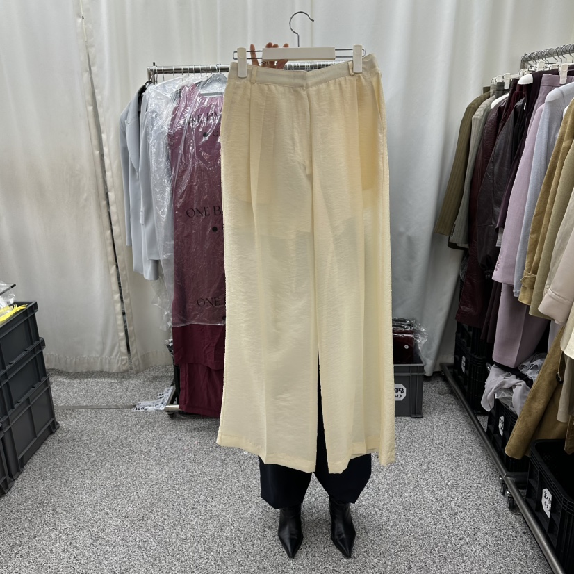 ONEBYTWO東大門直郵女裝新款時尚26春夏休閑人氣熱賣休閑褲ONE BY TWO休閑褲圖色2