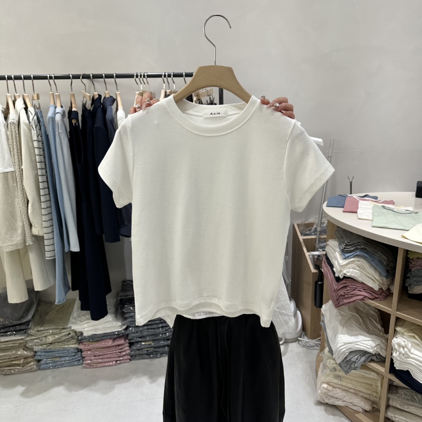 AURA東大門代購女裝新款職業人氣時尚推薦26春夏熱賣真品T恤Au raT恤圖色1