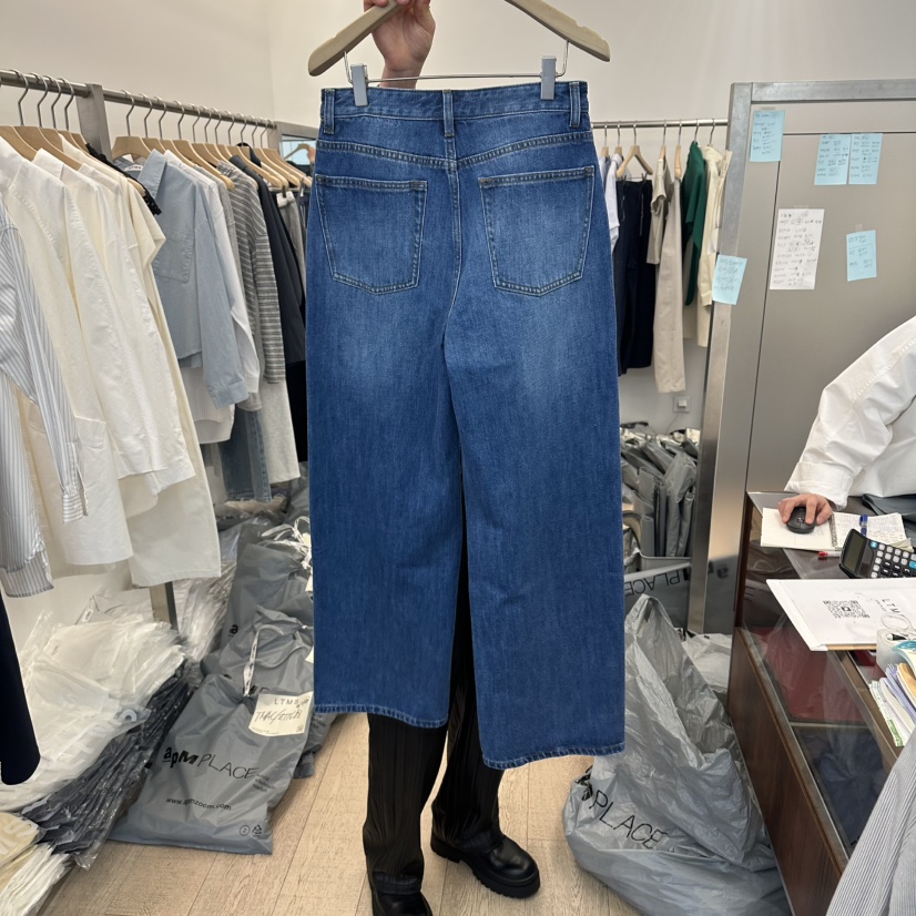 LTMS韓國代購女裝新品休閑26春夏推薦時尚熱賣真品牛仔褲LTMS牛仔褲